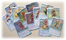 Legend of Mana Card Duel Character card assortment.